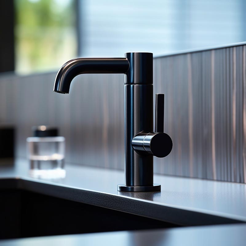 Oil-Rubbed Bronze Sink Closeup