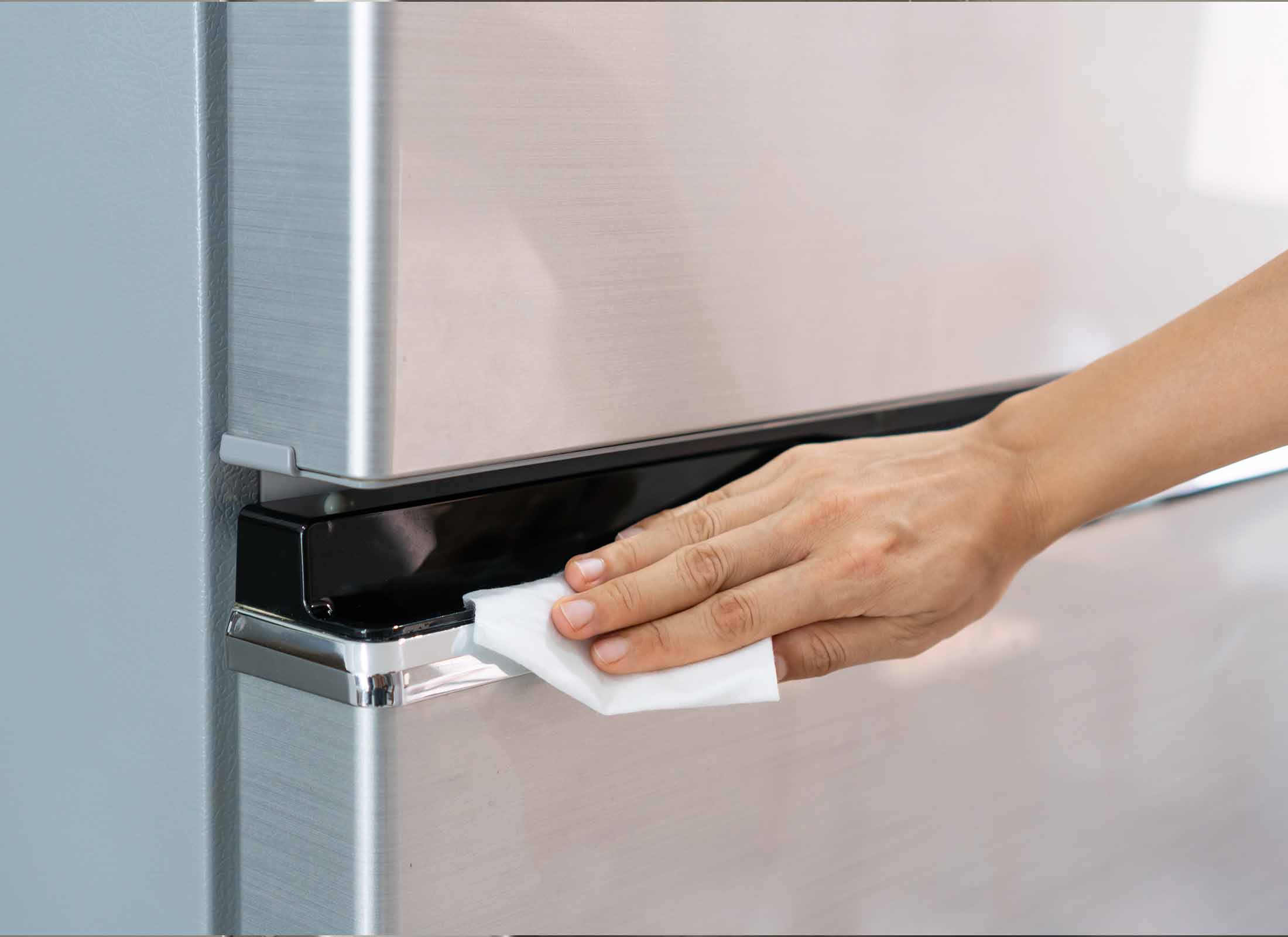 Hand Wiping Stainless Steel Refrigerator