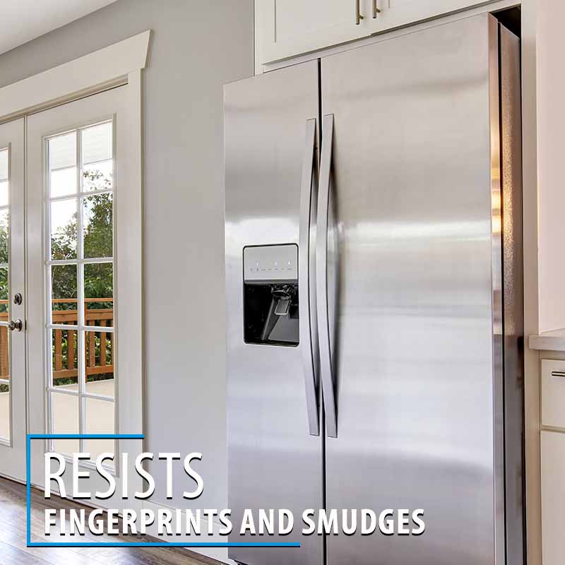 Resists Fingerprints and Smudges Refrigerator