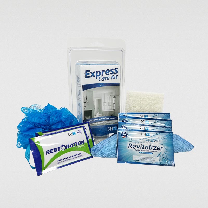 Express Care Kit with Products Outside of Packaging